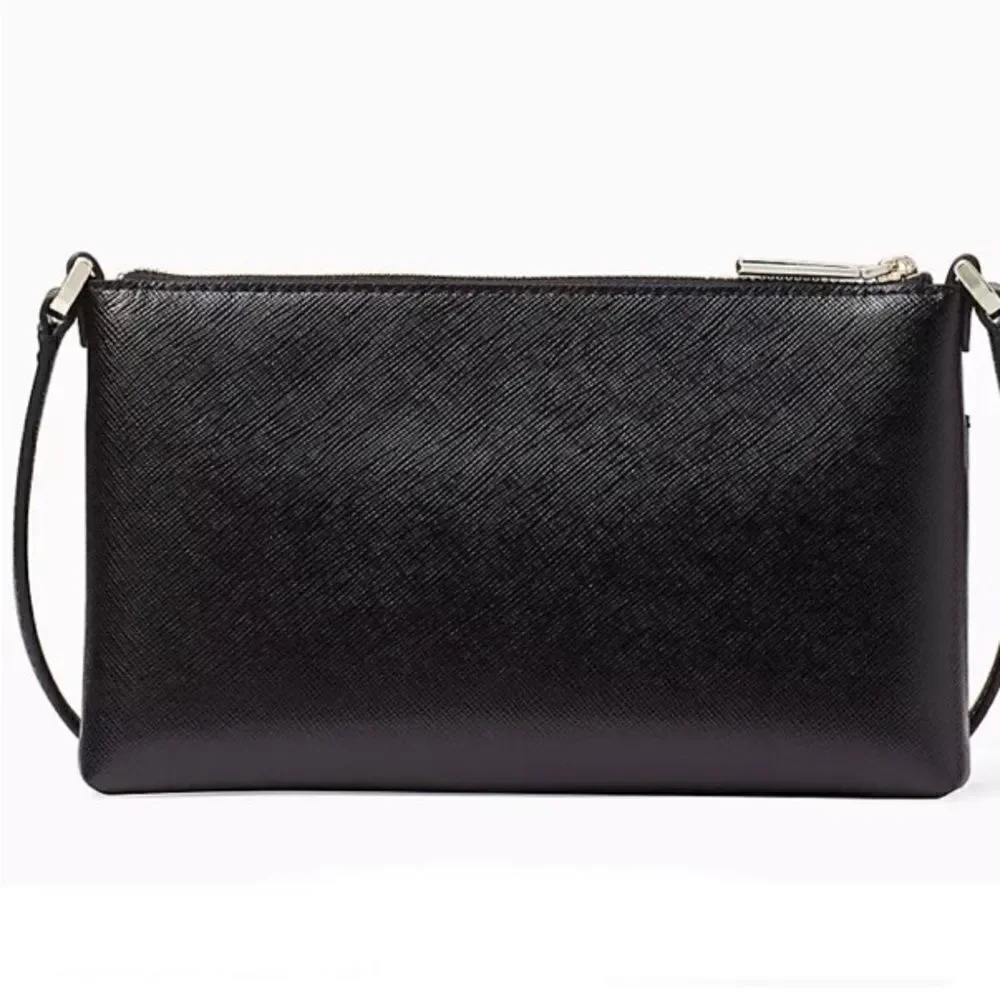 Kate Spade Purse Black Slim Sadie Crossbody Set Bag Wallet